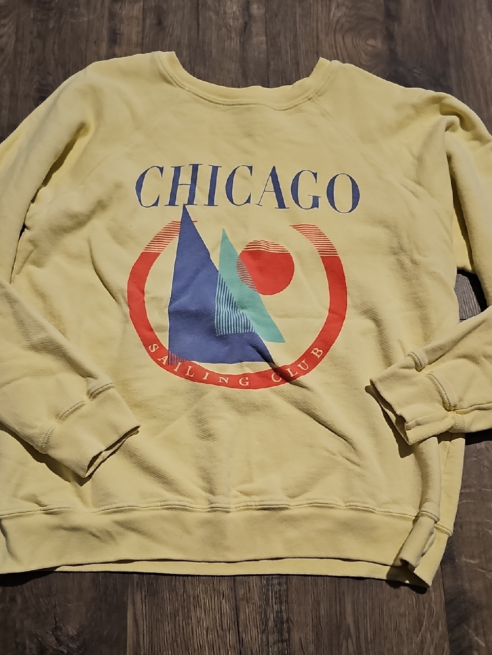 Retroband Free People Chicago Sailing Club Crewneck Sweatshirt Small Women